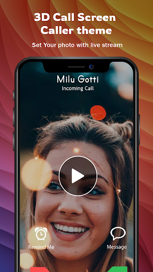 3D Call Screen & Caller theme Screenshot 0