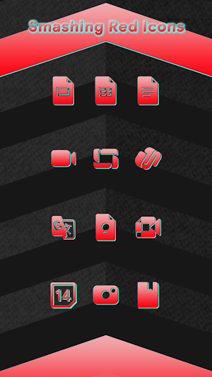 Smashing Red Icons Screenshot 1