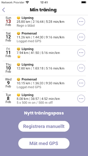 Tjejmilen Screenshot 2