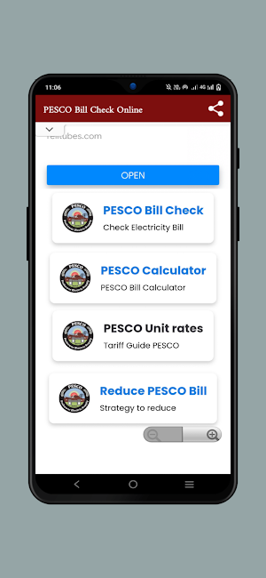 PESCO Online Bill Check Screenshot 2