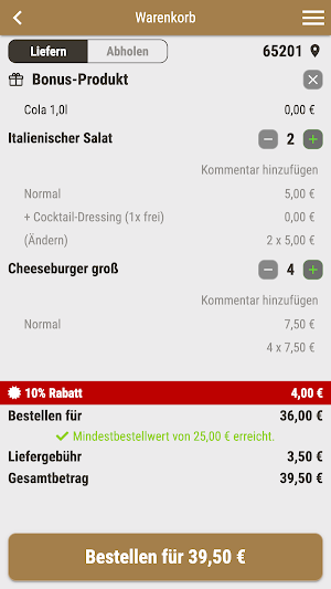 Imbiss & Pizzeria Kosta Screenshot 1