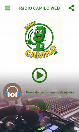 Rádio Camilo Web Screenshot 1