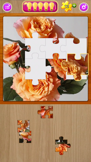 Rose Jigsaw Puzzle Screenshot 0