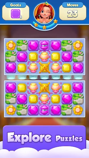 Jewel Crush™️ - Match 3 Fever Screenshot 1