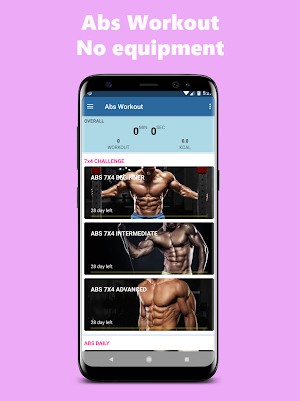 Six Pack Abs Workout- No equipment Home Workout screenshot 1