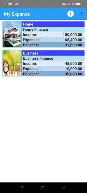My Expense Screenshot 1