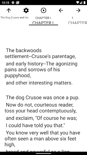Book, The Dog Crusoe and His Master Screenshot 1
