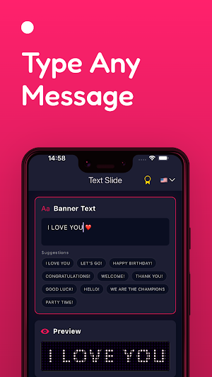 Text Slide – Scrolling Text Screenshot 2