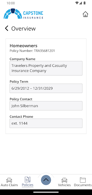 Capstone Insurance Online Screenshot 3