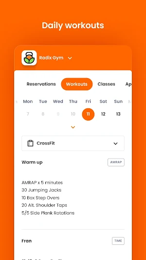 Radix Gym Screenshot 3