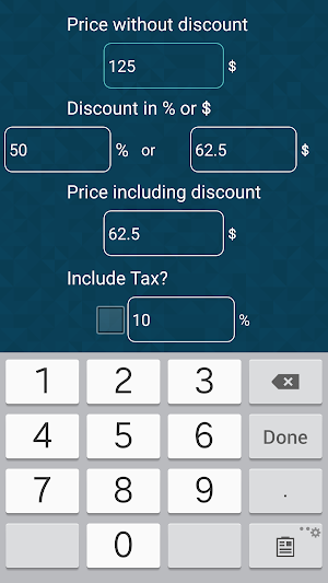 Discount Calculator Screenshot 1