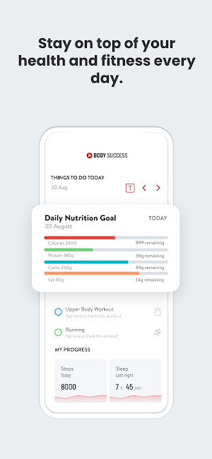 bodysuccess online Screenshot 1