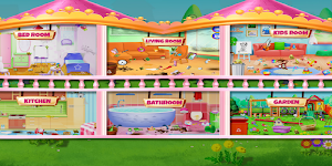 Sweet Princess House Cleaning: Home Cleanup Game Screenshot 0