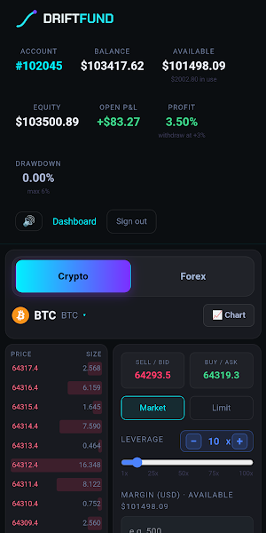 Drift Fund Screenshot 2