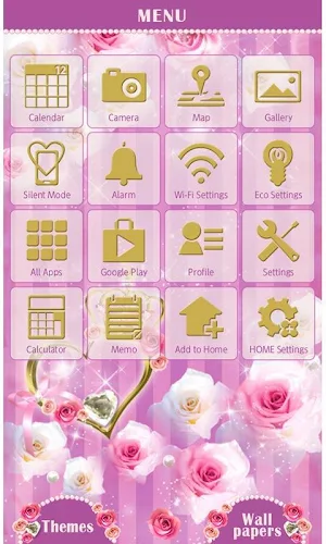 Heart Wallpaper Purple Delight Screenshot 2