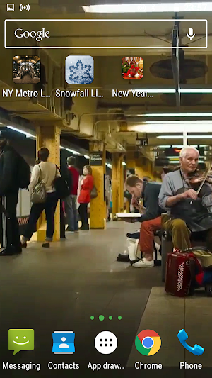 NY Metro Live Wallpapers Video Screenshot 1