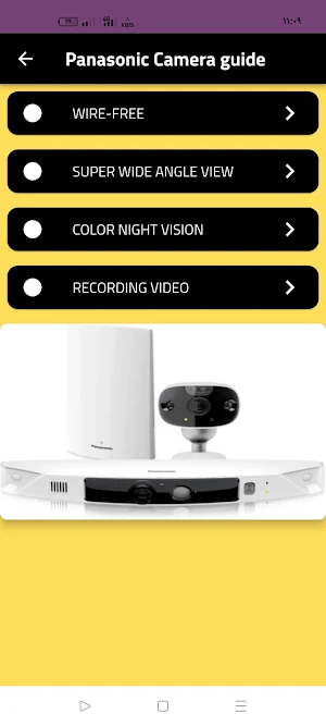Panasonic Camera guide Screenshot 0