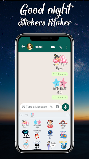 Good Night Stickers Maker For WAStickerApps Screenshot 3