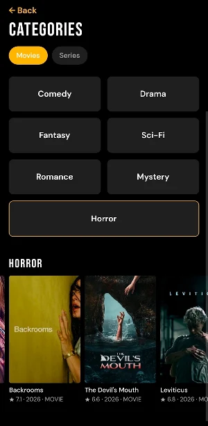Cinema HD - Movies & TV Screenshot 0