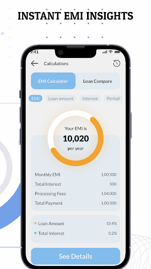 Mortgage & EMI Loan Calculator Screenshot 2