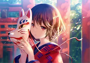 Anime Girl Wallpaper HD Screenshot 2