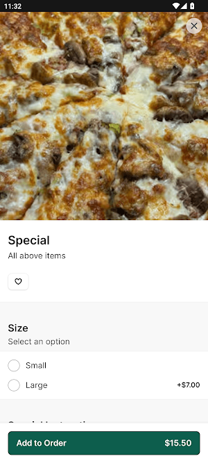 Milano's Pizza Screenshot 3