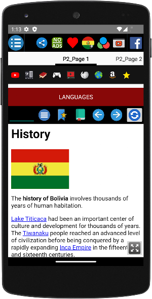 History of Bolivia Screenshot 1
