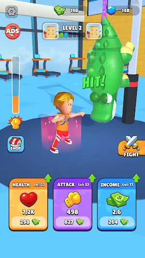 Lifting Hero: Merge Fighting Screenshot 2