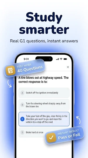 G1 Practice Test: Ontario 2026 Screenshot 1