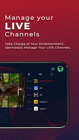 StarsN live: Smart IPTV player Screenshot 3