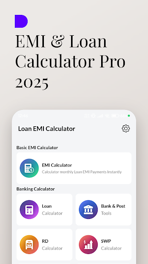 EMI & Loan Calculator Pro 2025 Screenshot 0