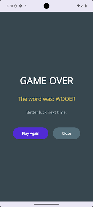 Huntz Wordle Screenshot 2