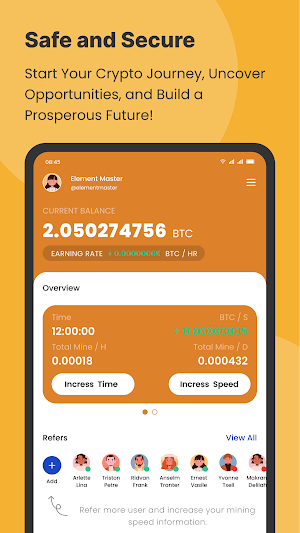 Bitcoin Mining Simulation Screenshot 1