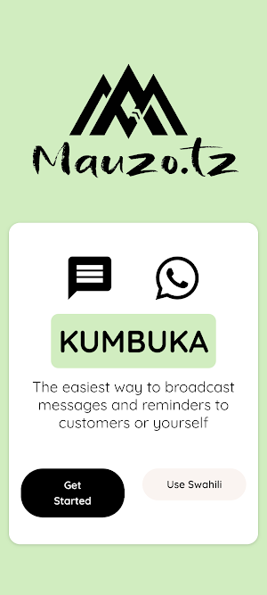 KUMBUKA Screenshot 0
