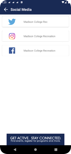 Madison College Recreation Screenshot 3