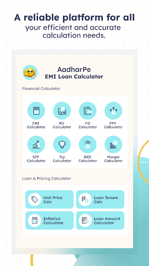AadharPe - EMI Loan Calculator Screenshot 0