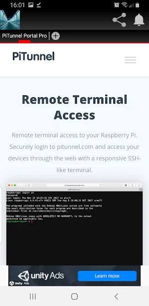 PiTunnel Portal Pro Screenshot 1