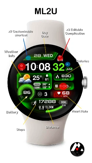 ML2U 261 Watch Face Screenshot 1