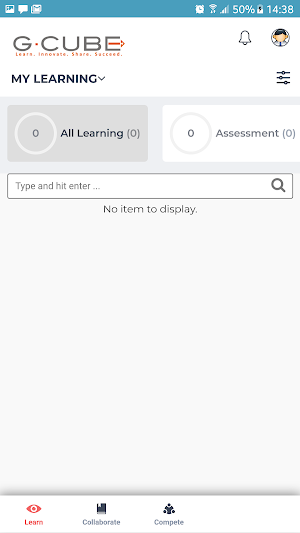 G-Cube LMS Screenshot 1