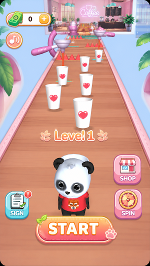 Panda MilkTea Idle Runner Screenshot 1