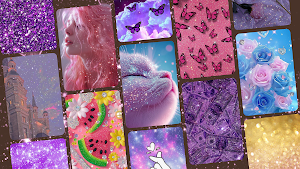 Girly Glitter Live Wallpaper Screenshot 0
