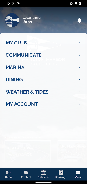 Hamilton Harbor Yacht Club Screenshot 1