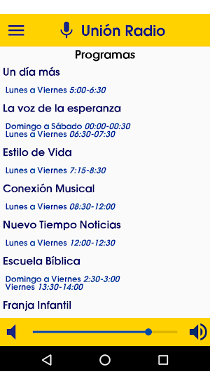 Unión Radio GT Screenshot 3