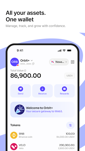 Orbit+ Wallet Screenshot 1