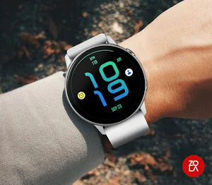 Stylish Tosca Blue Watch Face Screenshot 2
