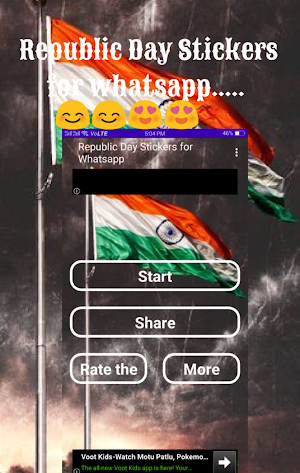 Republic Day Stickers for Whatsapp- (26th January) Screenshot 1