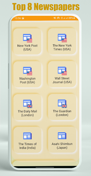 Time Of World Newspaper Screenshot 1