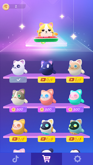 Kpop Dancing Cats: Meow Hop Screenshot 0