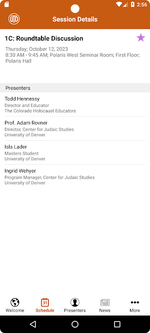 UTD WHHR Conference Screenshot 3