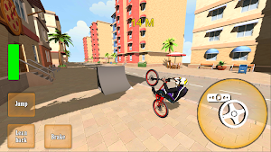 Wheelie Bike 3D - BMX stunts wheelie bike riding Screenshot 0